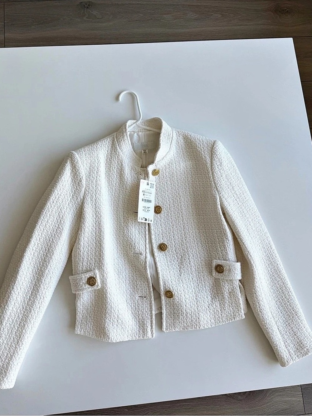 ZARA Structured Blazer White XS